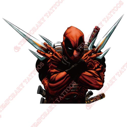 Deadpool Customize Temporary Tattoos Stickers NO.392